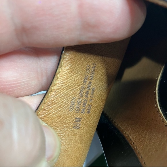 Sofft black patent leather sling back pumps peep toe shoes size 8.5 - Picture 6 of 7